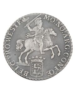 1771 Netherlands West Friesland silver Ducaton 32.46 grams Choice EF+