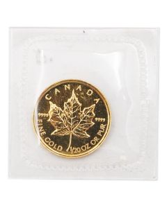 1993 Canada 1/20 Oz Gold Maple Leaf Coin .9999 Pure – Sealed, BU Low Mintage