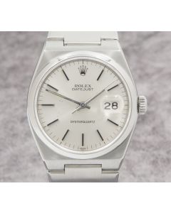 Rolex Datejust Oysterquartz 17000 1978 Stainless Steel - Vintage Mens Watch