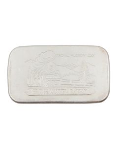 Western Mint Royal Hudson British Columbia Railway 1 oz .999 Silver Bar Train Series Serial #006613