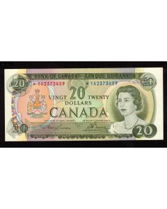 1969 Canada $20 banknote Lawson Bouey  *YA 2373459 nice UNC+