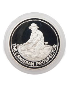 Engelhard Canadian Prospector PROOF 1 oz .999+ Fine Silver 