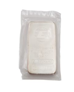 Engelhard 10 oz .999 Fine Silver Struck Bar Pressed Style Serial #C407462 Sealed