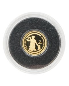 2009 Cook Islands 1 Dollar Artemis – 0.5 g Gold Proof .9999 Fine