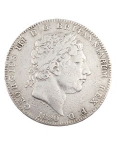 1820 Great Britain silver Crown George III nice VF