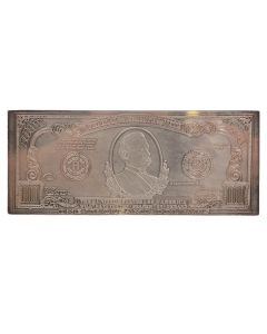 US Washington Mint $1000 Silver Certificate Bar – 6 oz .999 Fine Silver