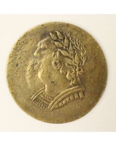 MULE unlisted Bust and Harp token LC-60E1 Reverse LC-60E2 Obverse