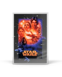 Star Wars A New Hope Poster 1 oz Silver Collectable Foil Agoro Mint 2025 Niue 