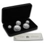 2004 Silver Maple Leaf Privy Mark Set .999 Fine Royal Canadian Mint 5x Coins