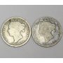1900 Wide-1 & 1900 Narrow-1 Canada 10 cents 