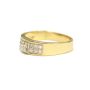 CAVELTI 18K gold and platinum 0.76ct tcw Diamond ring 