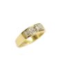 CAVELTI 18K gold and platinum 0.76ct tcw Diamond ring 