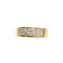 CAVELTI 18K gold and platinum 0.76ct tcw Diamond ring 