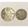 1806 German States Prussia 4 Groschen and 1843 2 1/2 Groschen 