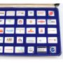 50x Official Emblems of The Worlds Greatest Airlines in Sterling Silver