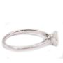 1.25ct Oval cut Canadian Diamond 14K wg ring 