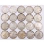 20x 1938 Canada 10 cents silver coins circulated 20-coins
