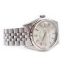 Rolex Datejust 1601 Oyster Perpetual 18K White Gold Bezel Stainless Mens Watch 