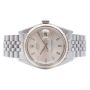 Rolex Datejust 1601 Oyster Perpetual 18K White Gold Bezel Stainless Mens Watch 