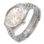 Rolex Datejust 1601 Oyster Perpetual 18K White Gold Bezel Stainless Mens Watch 