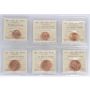 1912 1913 1914 Canada $5 & $10 Gold complete 6-coin set ICCS