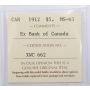 1912 1913 1914 Canada $5 & $10 Gold complete 6-coin set ICCS
