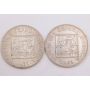 1931 and 1932 Czechoslovakia 10 Korun silver coins 