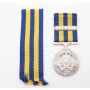 Canada Police Exemplary Service silver medal with original box ribbon and bar