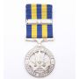 Canada Police Exemplary Service silver medal with original box ribbon and bar