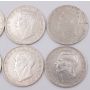 8x 1944 Romania 500 Lei silver coins 8-coins