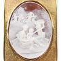 Ammendola Cameo 14K yg pendant/brooch