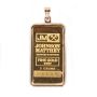 JM 5 Gram Gold Bar Johnson Matthey 14k Bezel Pendant 9999 Fine Gold 