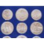 1976 Montreal Olympics 28-silver coin complete set Case/key COAs Choice UNC