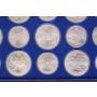 1976 Montreal Olympics 28-silver coin complete set Case/key COAs Choice UNC