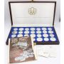 1976 Montreal Olympics 28-silver coin complete set Case/key COAs Choice UNC
