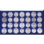 1976 Montreal Olympics 28-silver coin complete set Case/key COAs Choice UNC
