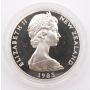 1983 New Zealand $1 silver coin Crowned Arms original case P51a Choice Proof
