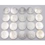 20X 1965 Canada Small Beads Blunt 5 Type 2 silver dollars Uncirculated or better