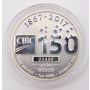 2017 1 oz CIBC Silver Round .9999 Fine Silver 150 Year Anniversary Coin
