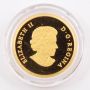 2014 Canada 1/10th oz Pure gold Coin $5 O Canada: Moose