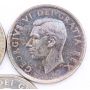 Last 3 King George VI  Canada silver dollars 1950 1951 1952 3-coins AU