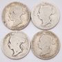 4x Canada Queen Victoria 25 cents 1899 2x1900 1901 4-coins AG/G