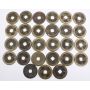 c1769-1860 Japan 4 Mon coins Kwan-Ei Tsu-ho 27x coins 