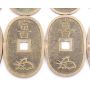 c1835-1870 Japan 100 Mon Tempo Tsuho 10-coins all nice higher grades