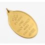 PAMP Suisse Lady Fortuna Oval Pendant 1 oz 9999 FINE Gold round bar