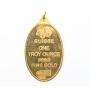 PAMP Suisse Lady Fortuna Oval Pendant 1 oz 9999 FINE Gold round bar