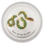 2013 Australia Year of the Snake 1/2 Oz Silver 50 Cents Colorized Coin – Perth Mint