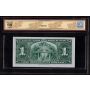 1937 Canada $1 banknote Coyne Towers Y/M 0969627 BCS AU58