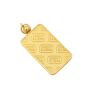 5 Gram Credit Suisse .9999 Fine Gold Bar Set in Solid 14K Yellow Gold Bezel