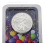2018 American Silver Eagle 1 oz .999 Fine Silver BU – Happy Birthday Gift Capsule Party Holder